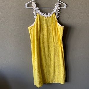 Adorable bright yellow dress!